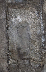 [footprint in stone]