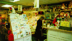 [inside card shop]