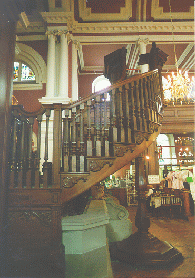 [Interior pulpit]