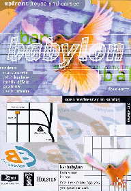 [Bar Babylon location map and details]