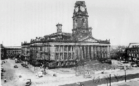 [Old picture of the Town Hall]