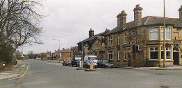 [pub and road junction]