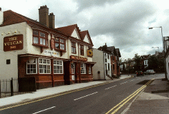 [pub and road junction]