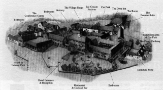 [map layout of village]