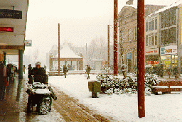 [snow scene in Newport Street]